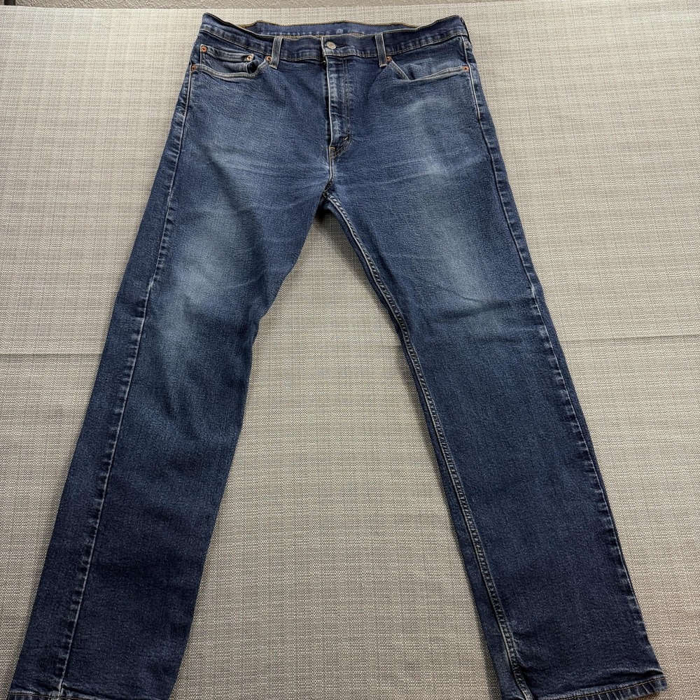 Levi's 505 Jeans Men's 38x31 Blue Medium Wash Straight Leg Regular Fit
